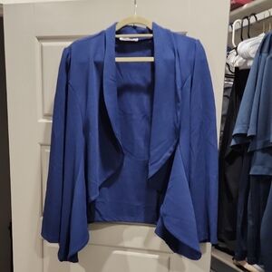 Elegant Blue Women's Jacket